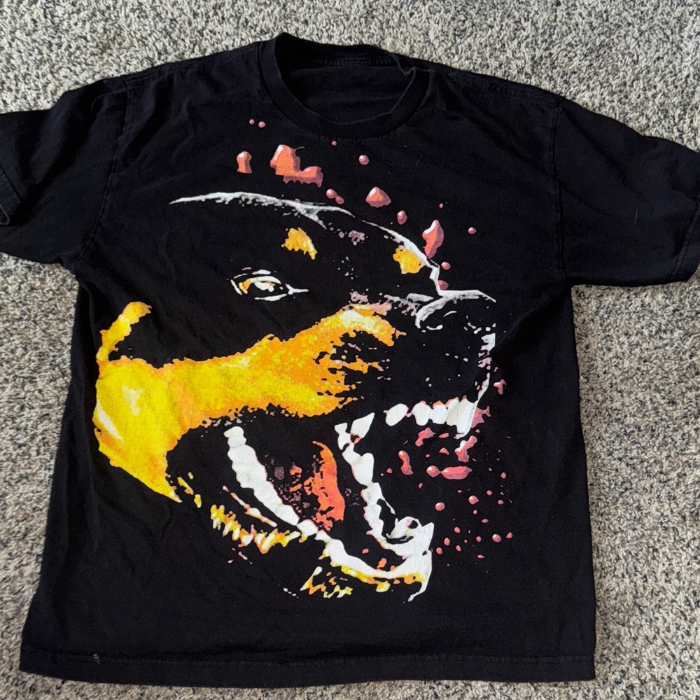 Fierce Canine Graphic Dog T-Shirt